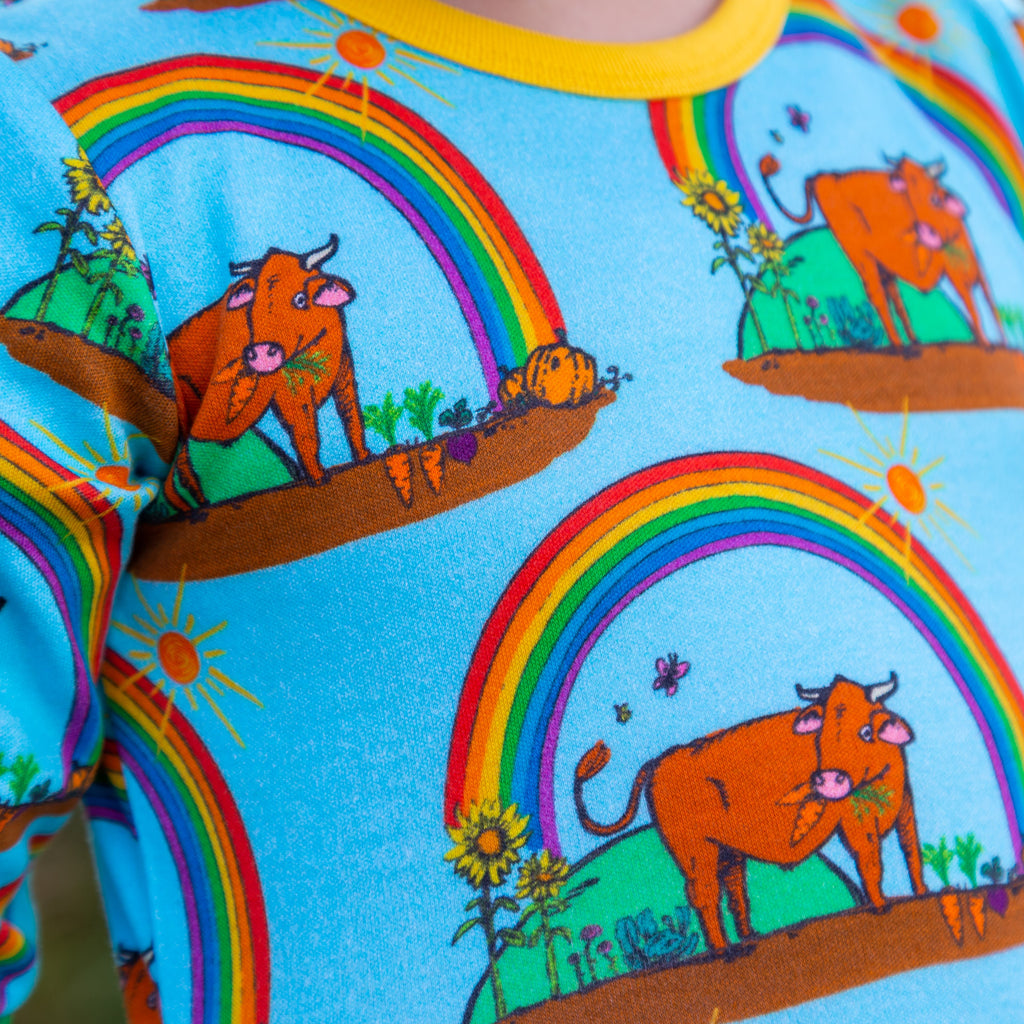 Gus in the Garden | Long Sleeve Twirl Dress