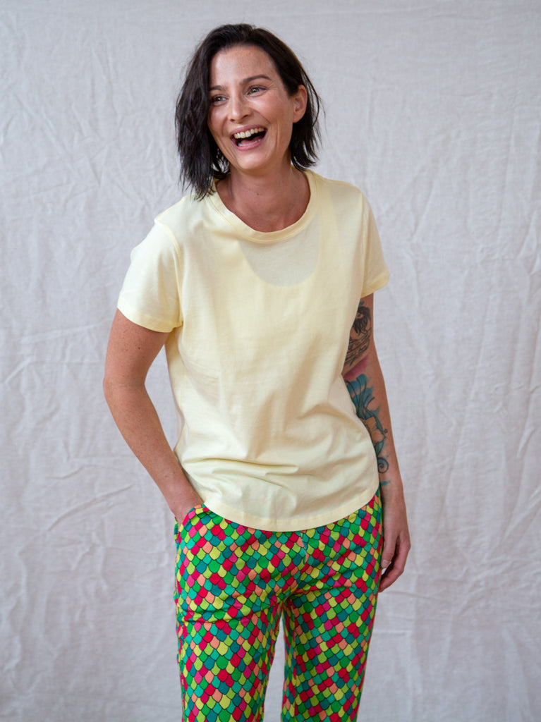 Rainbow Scales Pink Cosmos | Soft pant
