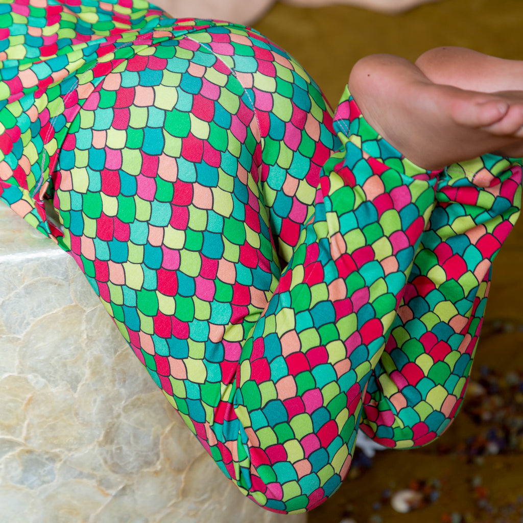 Rainbow scales - Pink Cosmos || Leggings