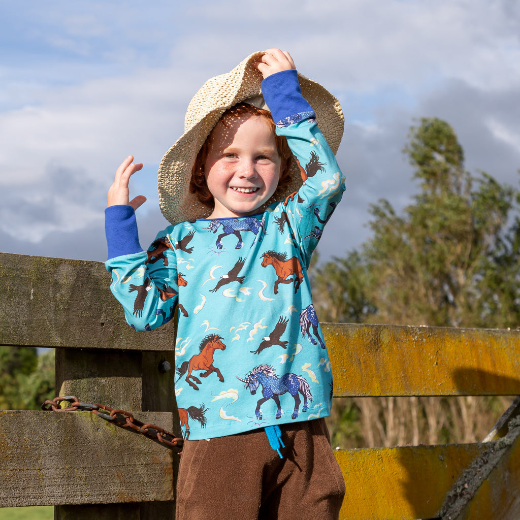 boys wild west tee