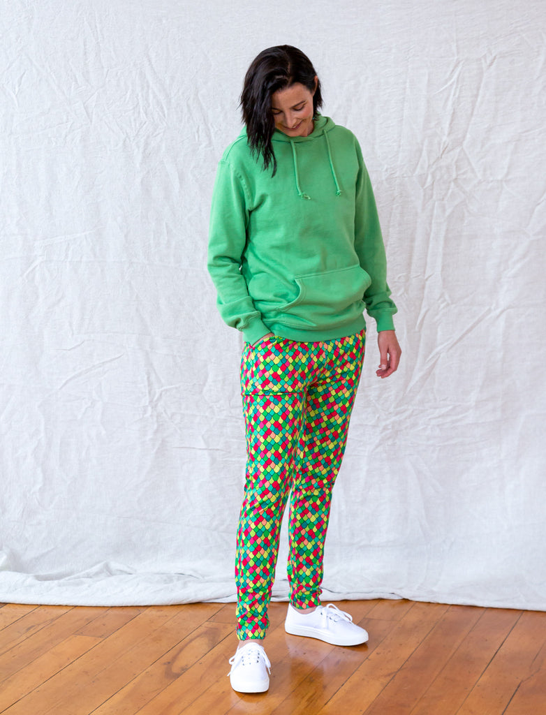 Rainbow Scales Pink Cosmos | Soft pant