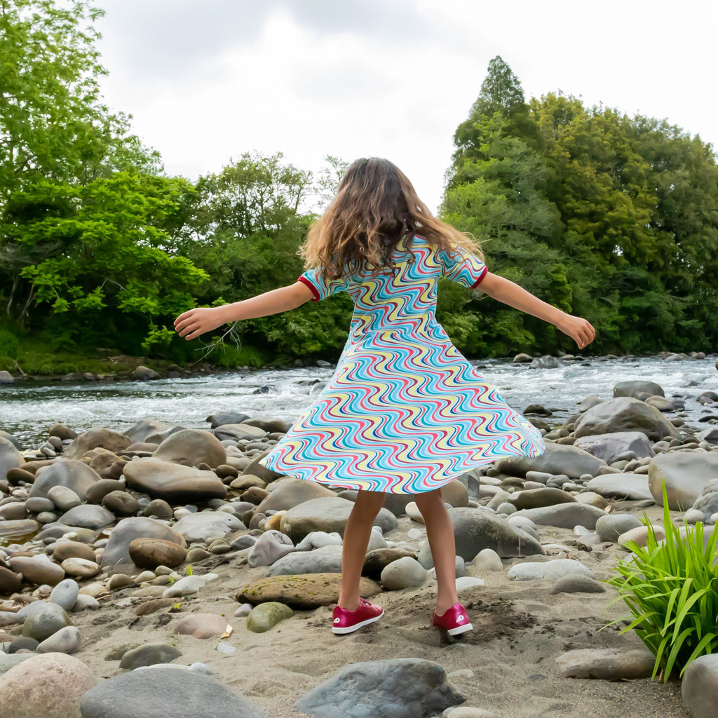 Rainbow River | Vintage Surf | Twirl dress