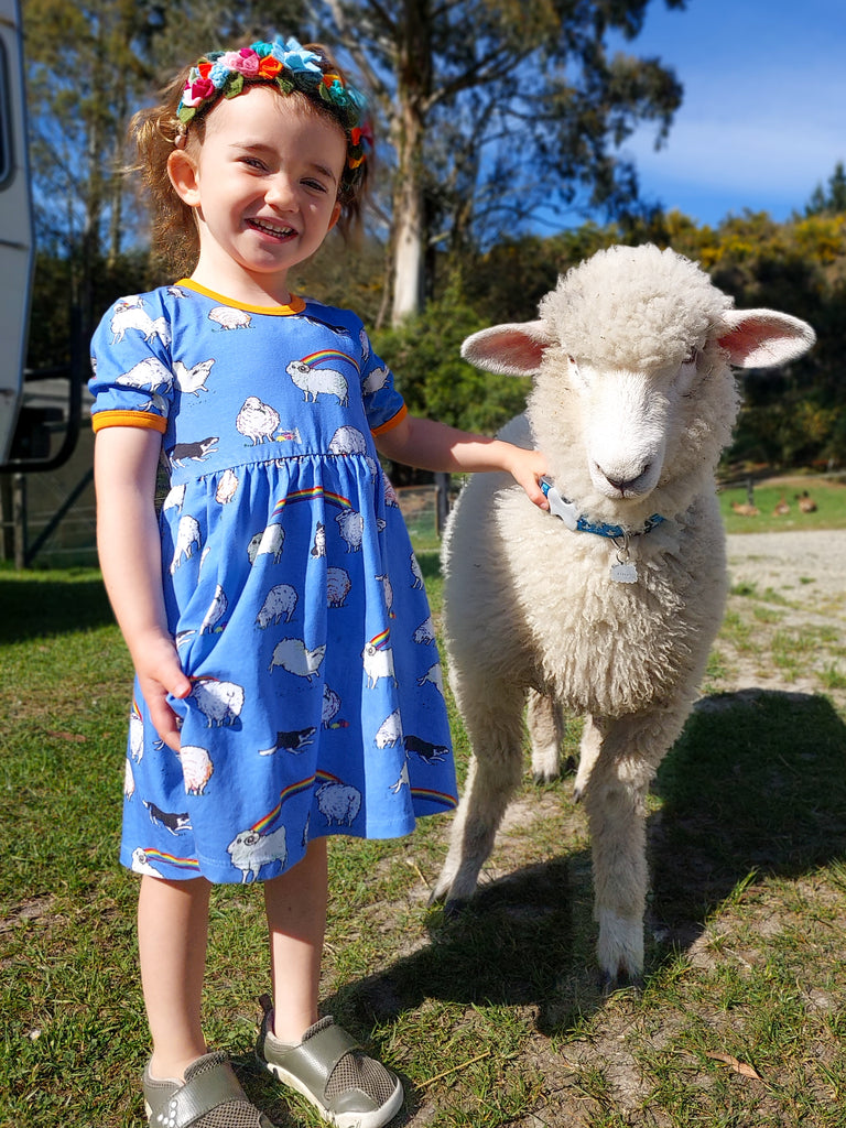 Rainbow Sheep | Babydoll dress