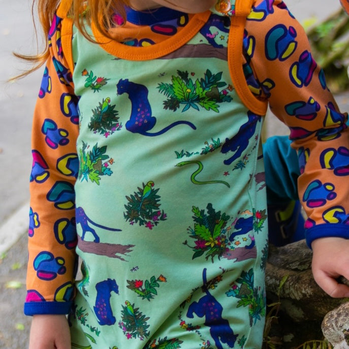 Flower Painting Panther | Overalls