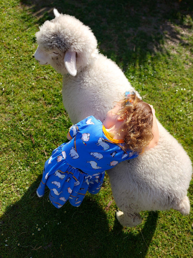 Rainbow Sheep | Babydoll dress