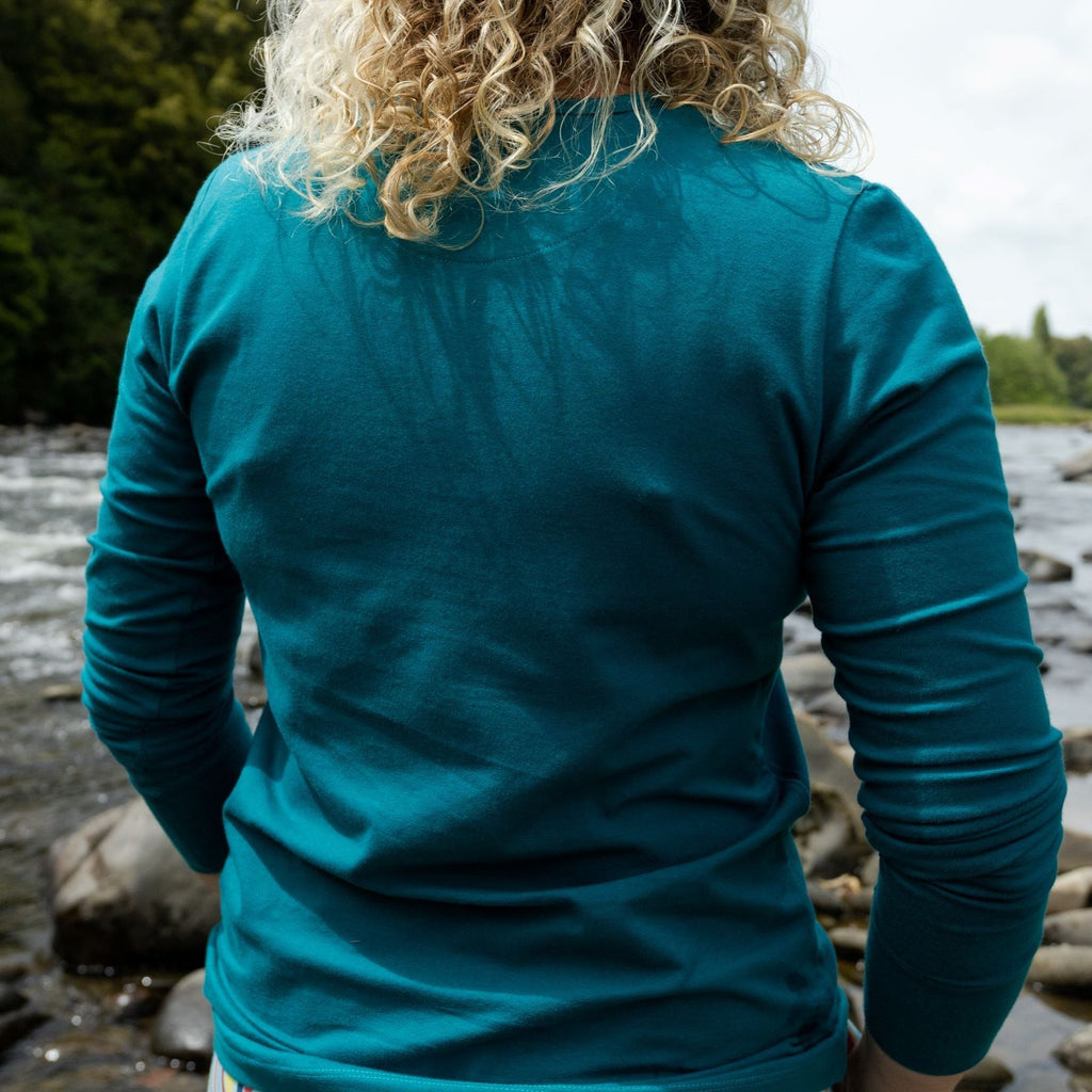Long Sleeve Tee | Adult | Deep Lagoon