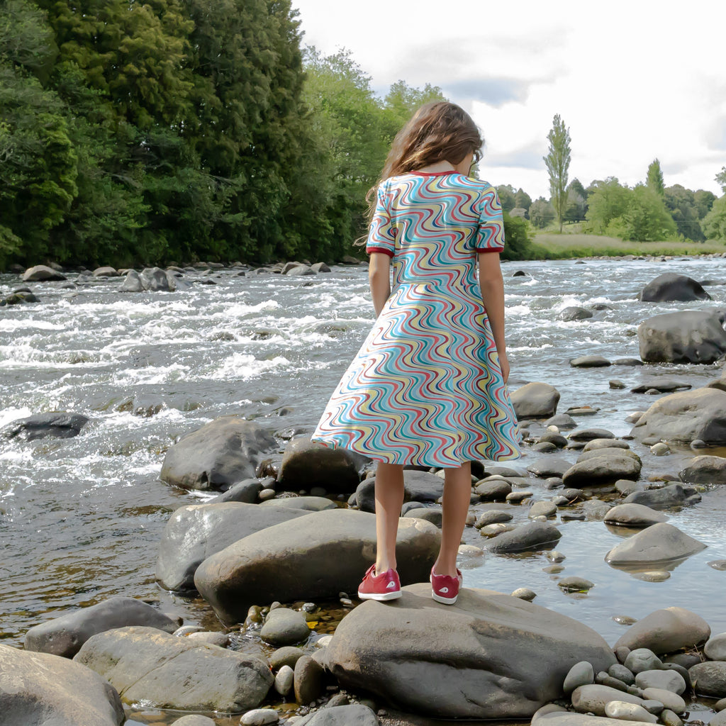 Rainbow River | Vintage Surf | Twirl dress