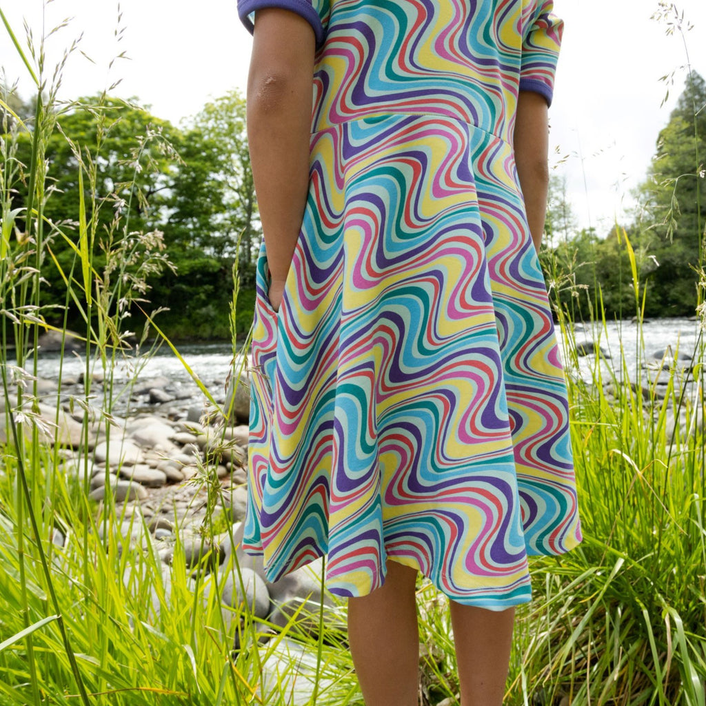Rainbow River | Rainbow Swirl | Twirl dress