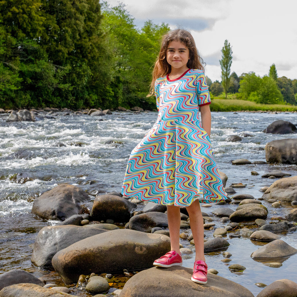 Rainbow River | Vintage Surf | Twirl dress
