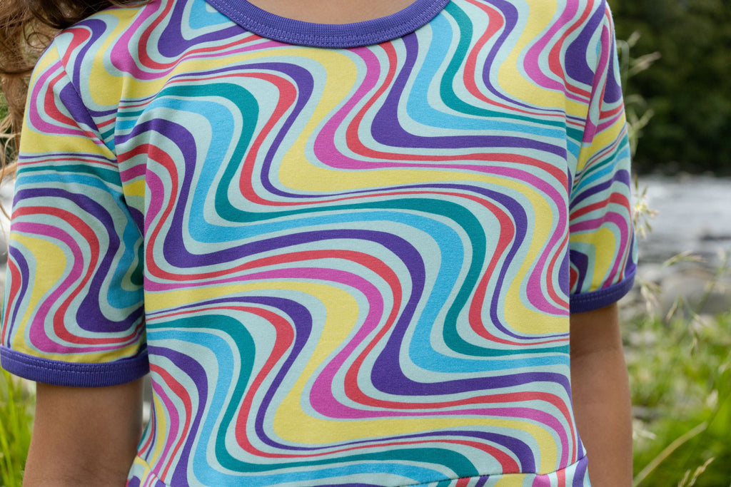 Rainbow River | Rainbow Swirl | Twirl dress