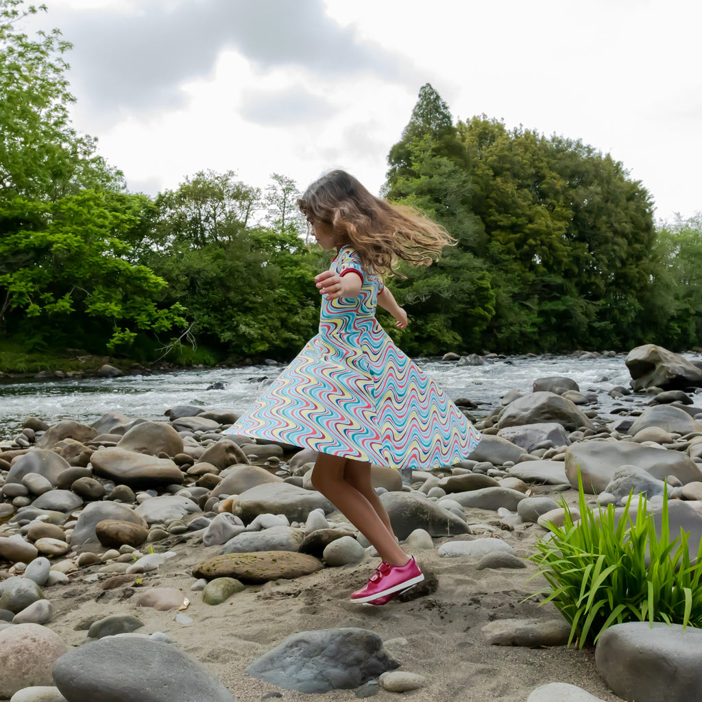 Rainbow River | Vintage Surf | Twirl dress