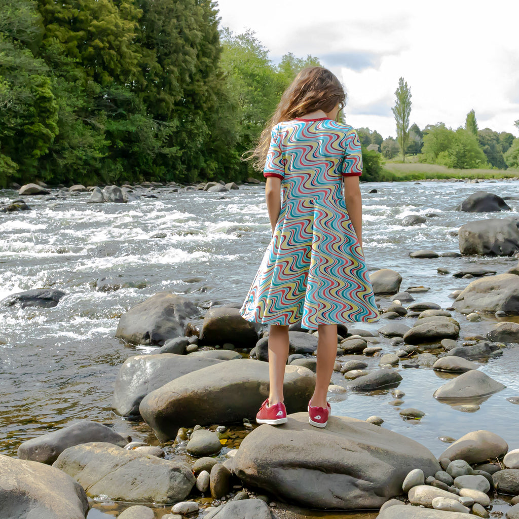Rainbow River | Vintage Surf | Twirl dress