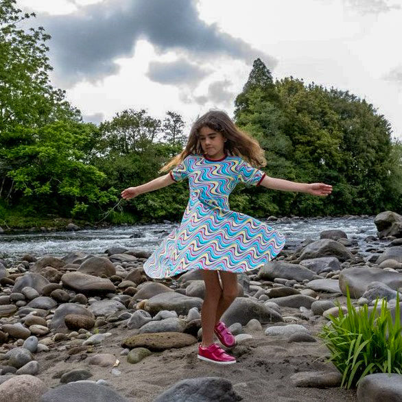 Rainbow River | Vintage Surf | Twirl dress